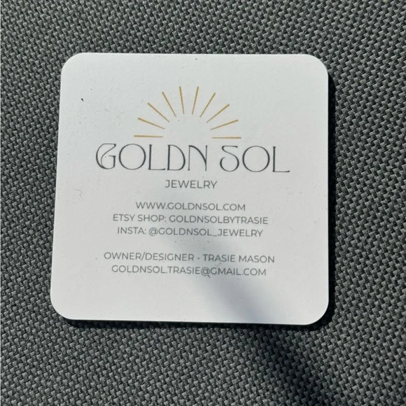 Rutilated quartz Gold-Filled Ring (size: 7) - Picture 3 of 7